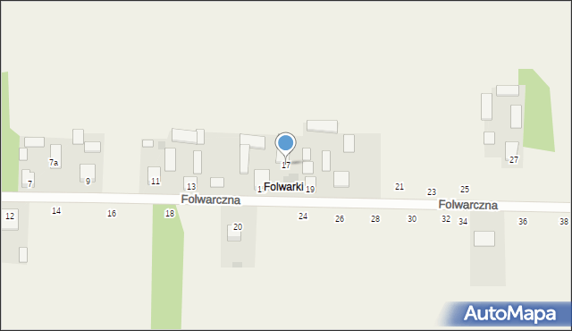 Stromiec, Folwarczna, 17, mapa Stromiec