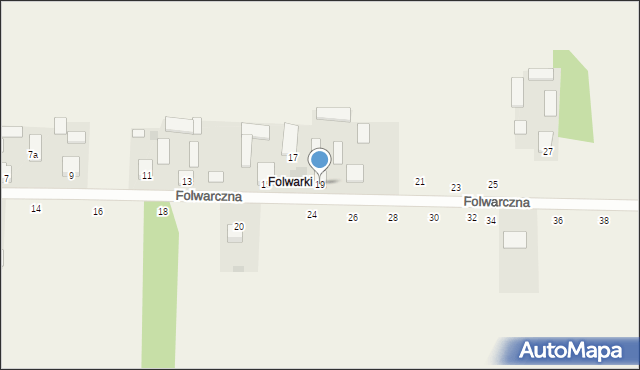 Stromiec, Folwarczna, 19, mapa Stromiec