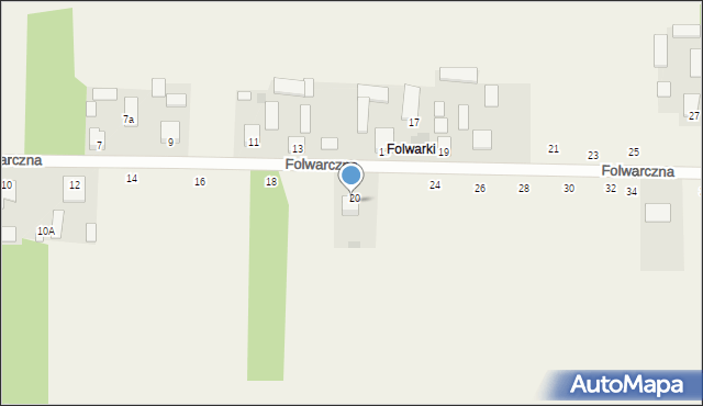 Stromiec, Folwarczna, 22, mapa Stromiec