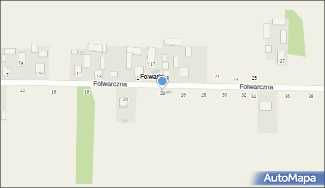 Stromiec, Folwarczna, 24, mapa Stromiec