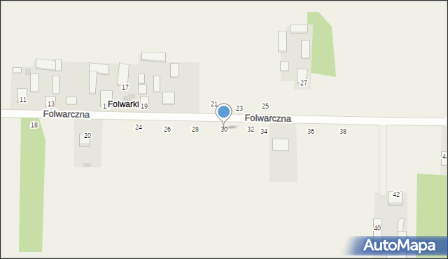 Stromiec, Folwarczna, 30, mapa Stromiec