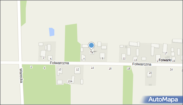 Stromiec, Folwarczna, 7a, mapa Stromiec