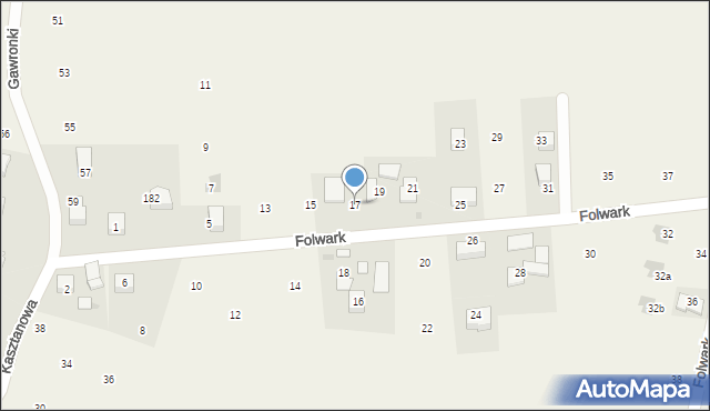 Wilków, Folwark, 17, mapa Wilków