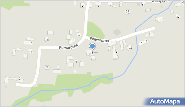 Wojnicz, Folwarczna, 3, mapa Wojnicz