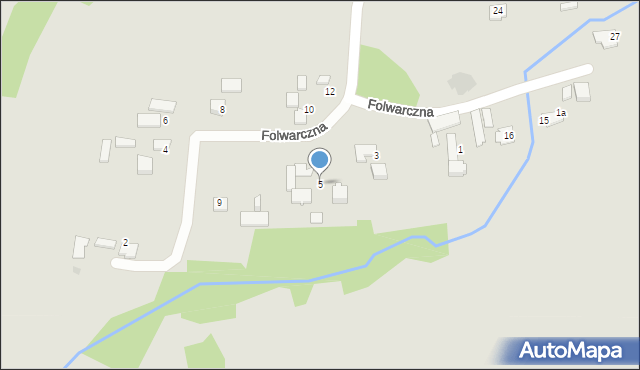 Wojnicz, Folwarczna, 5, mapa Wojnicz