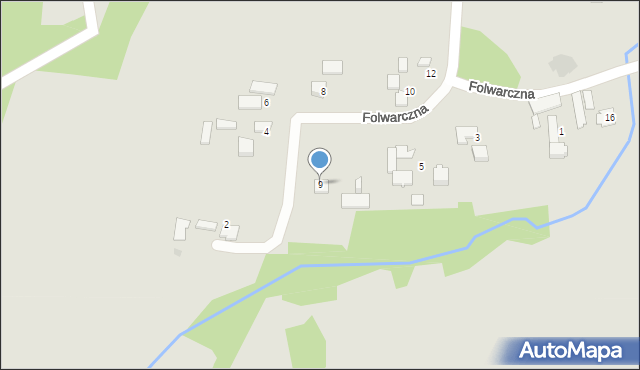 Wojnicz, Folwarczna, 9, mapa Wojnicz