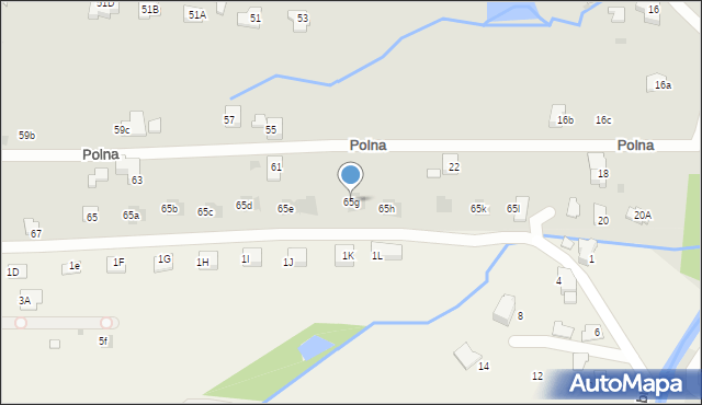 Andrychów, Franciszka Żwirki i Stanisława Wigury, 65g, mapa Andrychów