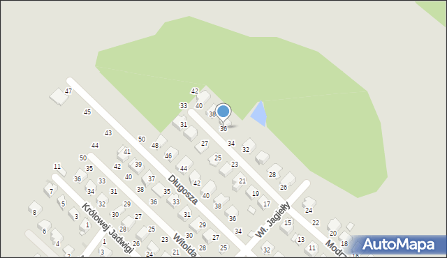 Dęblin, Frycza-Modrzewskiego Andrzeja, 36, mapa Dęblin