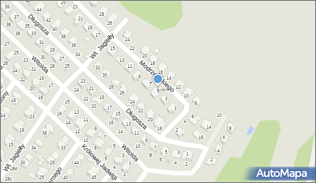 Dęblin, Frycza-Modrzewskiego Andrzeja, 5, mapa Dęblin