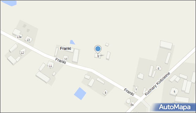 Franki, Franki, 9, mapa Franki