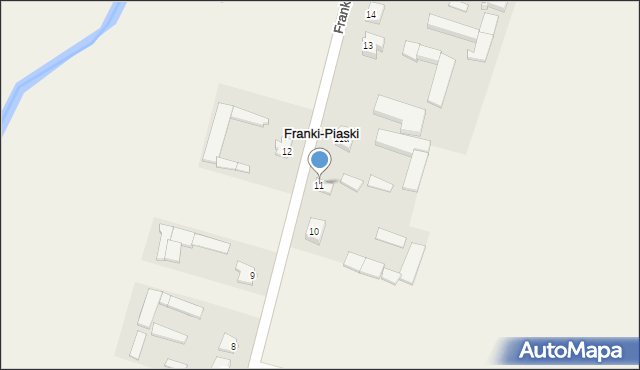 Franki-Piaski, Franki-Piaski, 11, mapa Franki-Piaski