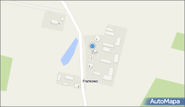 Frankowo, Frankowo, 2A, mapa Frankowo