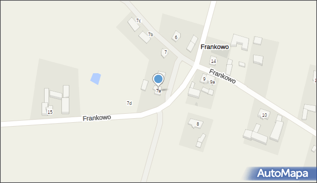 Frankowo, Frankowo, 7a, mapa Frankowo