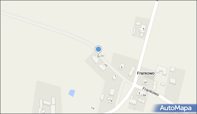 Frankowo, Frankowo, 7c, mapa Frankowo