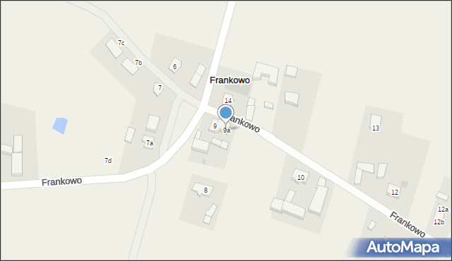 Frankowo, Frankowo, 9a, mapa Frankowo