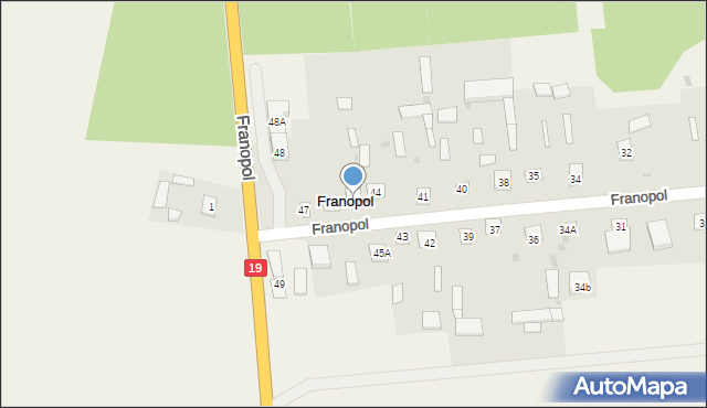 Franopol, Franopol, 46A, mapa Franopol