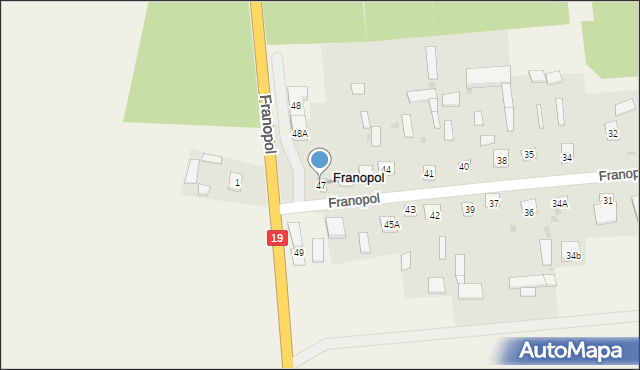 Franopol, Franopol, 47, mapa Franopol