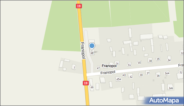 Franopol, Franopol, 48, mapa Franopol