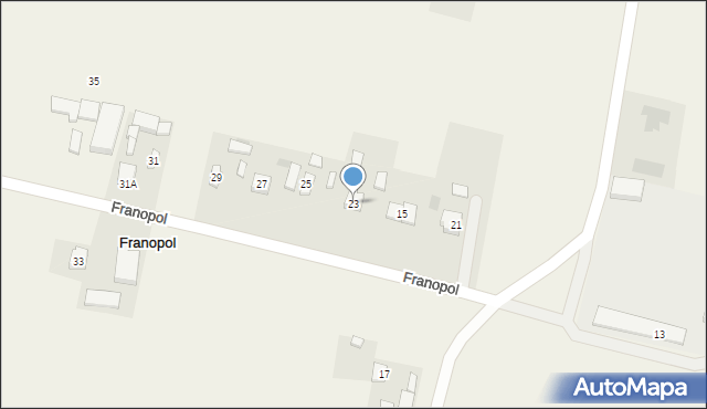 Franopol, Franopol, 23, mapa Franopol