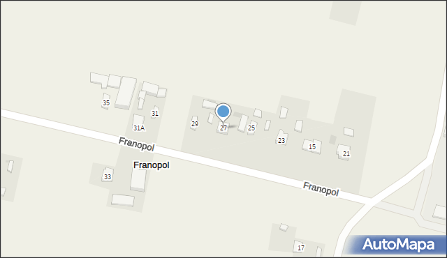 Franopol, Franopol, 27, mapa Franopol