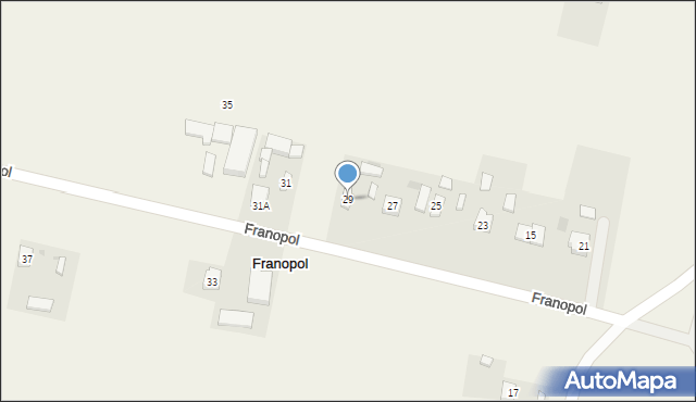 Franopol, Franopol, 29, mapa Franopol