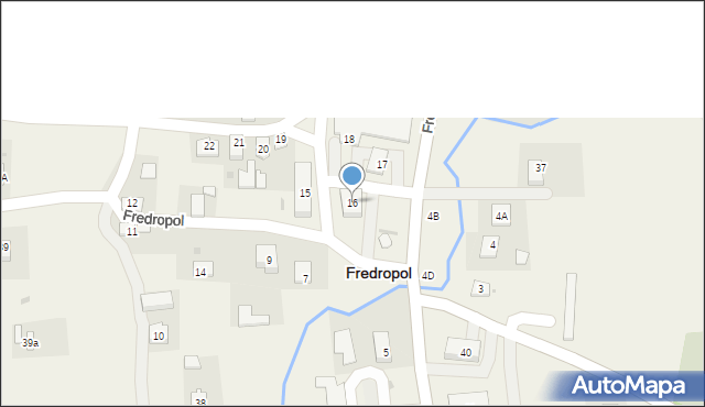 Fredropol, Fredropol, 16, mapa Fredropol