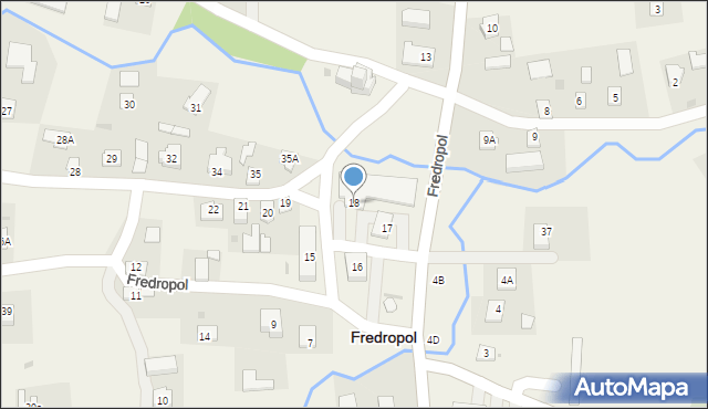 Fredropol, Fredropol, 18, mapa Fredropol