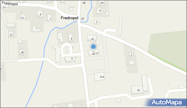 Fredropol, Fredropol, 41, mapa Fredropol