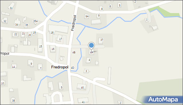 Fredropol, Fredropol, 4A, mapa Fredropol