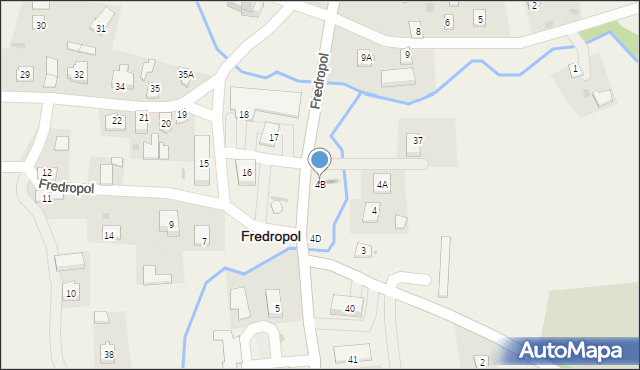 Fredropol, Fredropol, 4B, mapa Fredropol