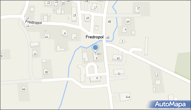 Fredropol, Fredropol, 5/1, mapa Fredropol