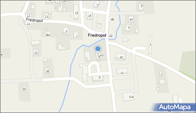 Fredropol, Fredropol, 5/3, mapa Fredropol