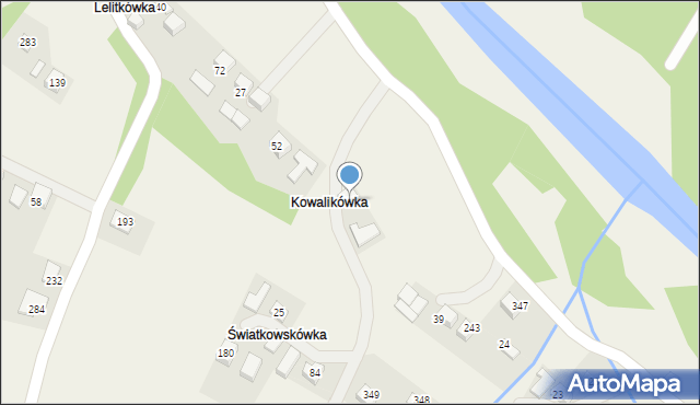 Frycowa, Frycowa, 53, mapa Frycowa