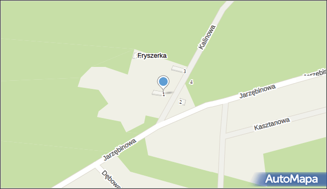 Fryszerka, Fryszerka, 2, mapa Fryszerka