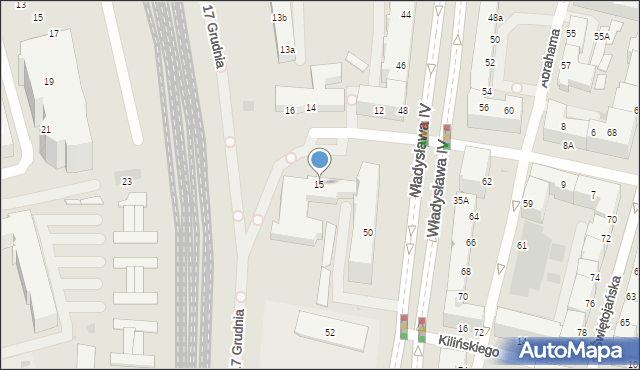 Gdynia, Franciszka Żwirki i Stanisława Wigury, 15, mapa Gdyni