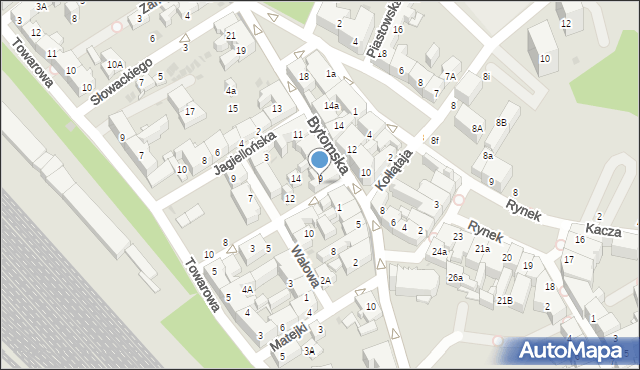 Mysłowice, Franciszka Żwirki i Stanisława Wigury, 2, mapa Mysłowice