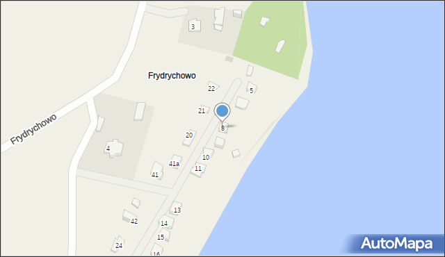 Parchowo, Frydrychowo, 8, mapa Parchowo