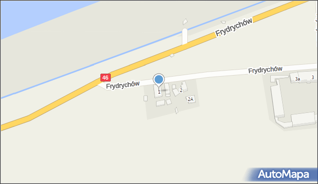 Ścibórz, Frydrychów, 1, mapa Ścibórz