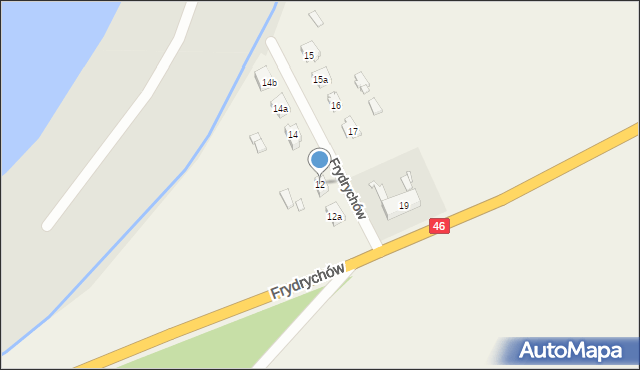 Ścibórz, Frydrychów, 12, mapa Ścibórz