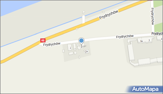 Ścibórz, Frydrychów, 2, mapa Ścibórz