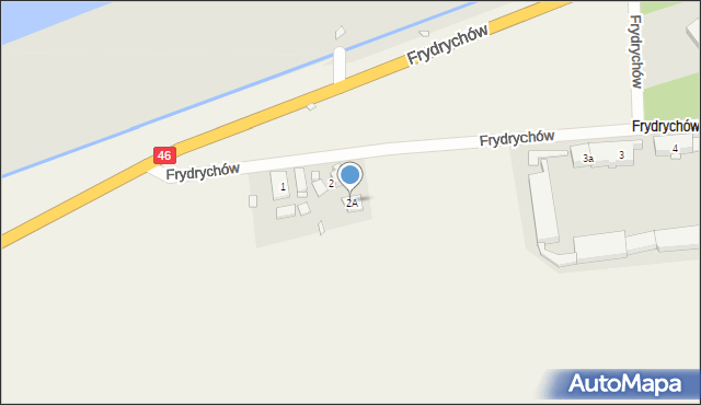 Ścibórz, Frydrychów, 2A, mapa Ścibórz