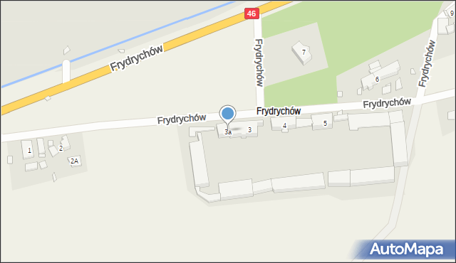 Ścibórz, Frydrychów, 3a, mapa Ścibórz