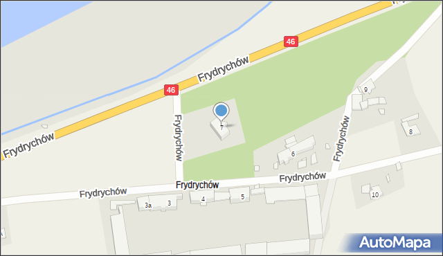 Ścibórz, Frydrychów, 7, mapa Ścibórz