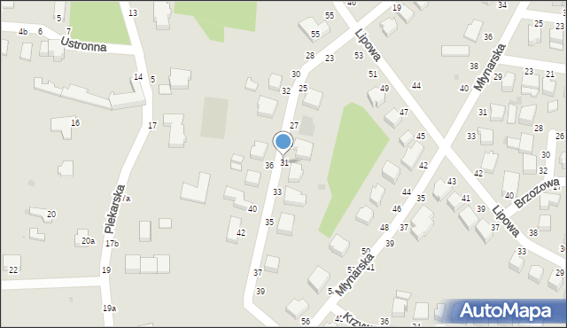 Skierniewice, Frycza-Modrzewskiego Andrzeja, 31, mapa Skierniewic