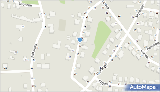 Skierniewice, Frycza-Modrzewskiego Andrzeja, 33, mapa Skierniewic