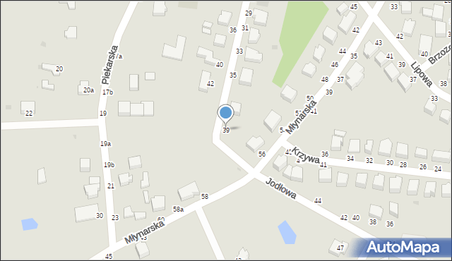 Skierniewice, Frycza-Modrzewskiego Andrzeja, 39, mapa Skierniewic