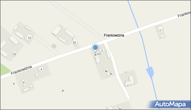 Słoneczna, Frankowizna, 3c, mapa Słoneczna