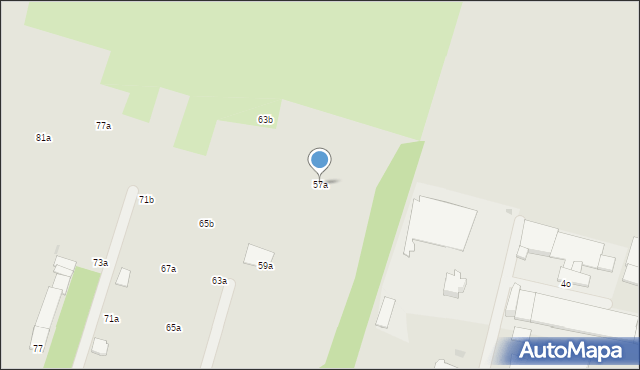 Świdnik, Franciszka Żwirki i Stanisława Wigury, 57a, mapa Świdnika