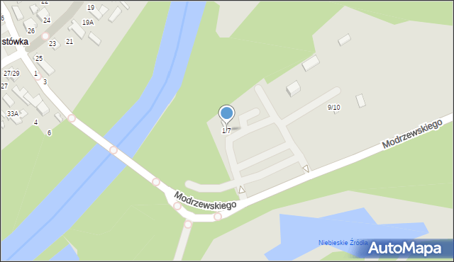 Tomaszów Mazowiecki, Frycza-Modrzewskiego Andrzeja, 1/7, mapa Tomaszów Mazowiecki