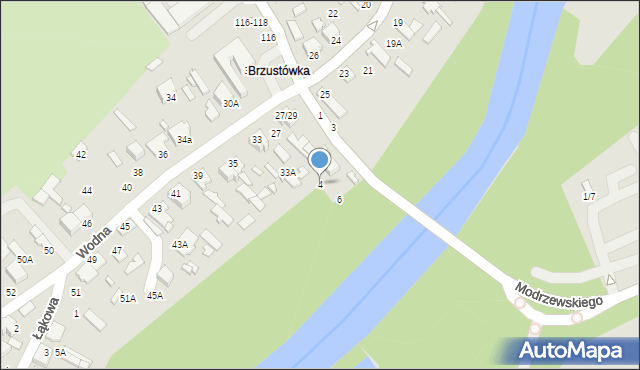 Tomaszów Mazowiecki, Frycza-Modrzewskiego Andrzeja, 4, mapa Tomaszów Mazowiecki